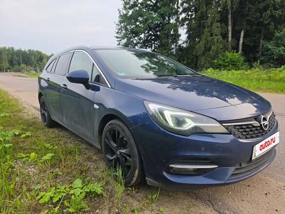 2020 Opel Astra K Рестайлинг, синий - вид 2
