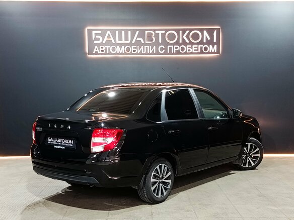 2023 Lada (ВАЗ) Granta I Рестайлинг, чёрный - вид 3