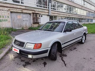 1991 Audi 100 IV (C4), серебристый, 350000 рублей, вид 1