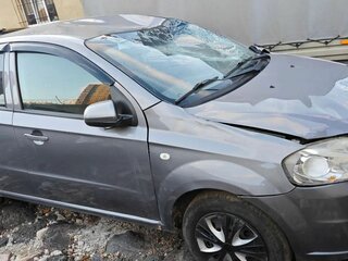 2007 Chevrolet Aveo I, серый, 145000 рублей, вид 4