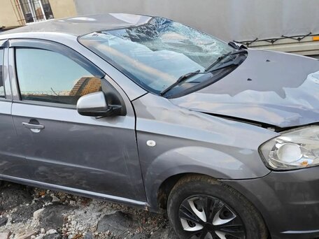 2007 Chevrolet Aveo I, серый, 145000 рублей, вид 4
