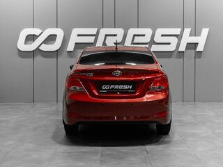 2016 Hyundai Solaris I Рестайлинг, красный, 1270000 рублей, вид 4