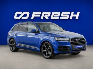 2017 Audi Q7 II (4M), синий, 4199999 рублей, вид 1