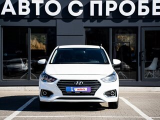 2017 Hyundai Solaris II, белый, 1360000 рублей, вид 2