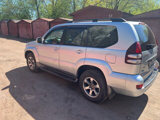 2007 Toyota Land Cruiser Prado 5-speed 120 Series, серебристый, 2400000 рублей, вид 4