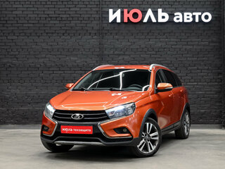 2018 Lada (ВАЗ) Vesta SW Cross I, оранжевый, 860000 рублей, вид 1