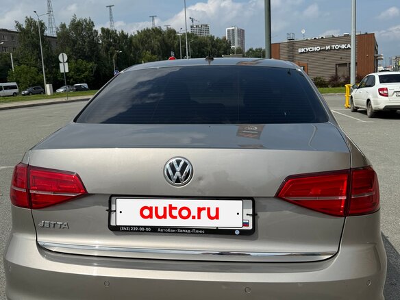 2016 Volkswagen Jetta VI Рестайлинг, бежевый, 1275000 рублей - вид 3