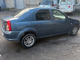2010 Renault Logan I Рестайлинг, синий, 345000 рублей, вид 3