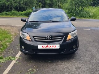 2008 Toyota Corolla AMT X (E140, E150), чёрный, 1090000 рублей, вид 1