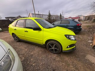 2019 Lada (ВАЗ) Granta I Рестайлинг, зелёный, 720000 рублей, вид 4