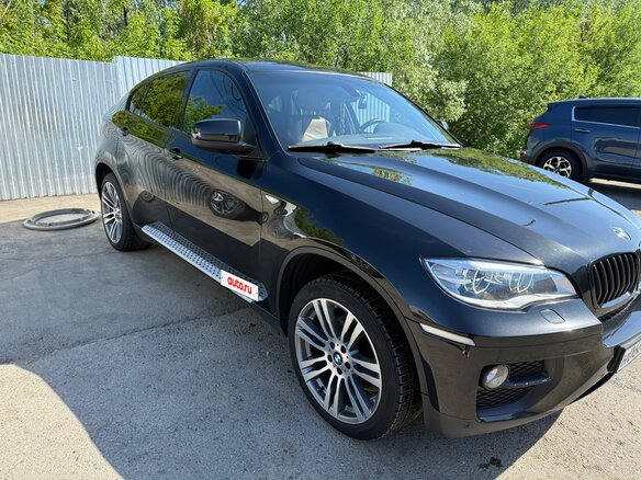 2013 BMW X6 35i I (E71) Рестайлинг, чёрный - вид 2