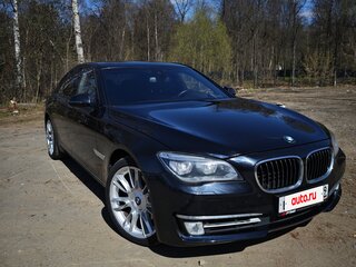 2012 BMW 7 серии 750i xDrive V (F01/F02/F04) Рестайлинг, синий, 2350000 рублей, вид 1