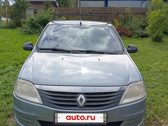 2012 Renault Logan I Рестайлинг, синий, 365000 рублей - вид 1