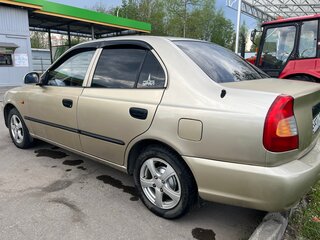 2006 Hyundai Accent ТагАЗ II, бежевый, 400000 рублей, вид 4
