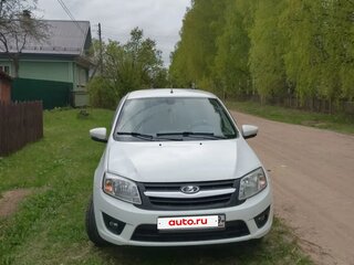 2015 Lada (ВАЗ) Granta I, белый, 430000 рублей, вид 1