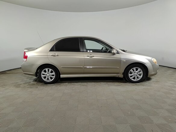 2008 Kia Cerato I Рестайлинг, бежевый - вид 3