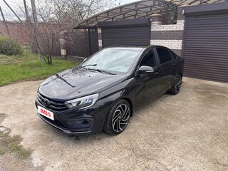 2024 Lada (ВАЗ) Vesta I Рестайлинг (NG), чёрный, 1350000 рублей, вид 1