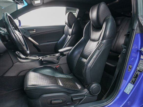 2012 Hyundai Genesis Coupe I Рестайлинг, синий, 1449000 рублей - вид 9