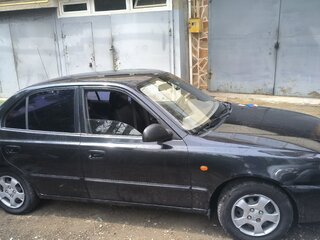 2010 Hyundai Accent ТагАЗ II, чёрный, 350000 рублей, вид 1