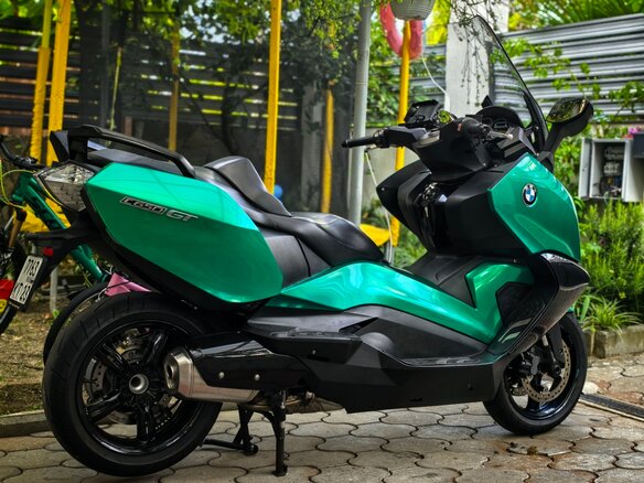 2012 BMW C 650 GT, зелёный, 430000 рублей - вид 8