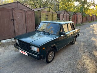 2006 Lada (ВАЗ) 2107, чёрный, 110000 рублей, вид 2