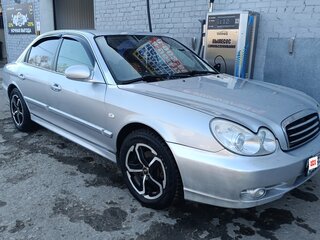 2008 Hyundai Sonata ТагАЗ IV (EF) Рестайлинг, серебристый, 450000 рублей, вид 3