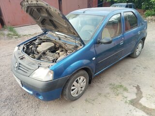 2007 Renault Logan I, синий, 220000 рублей, вид 3