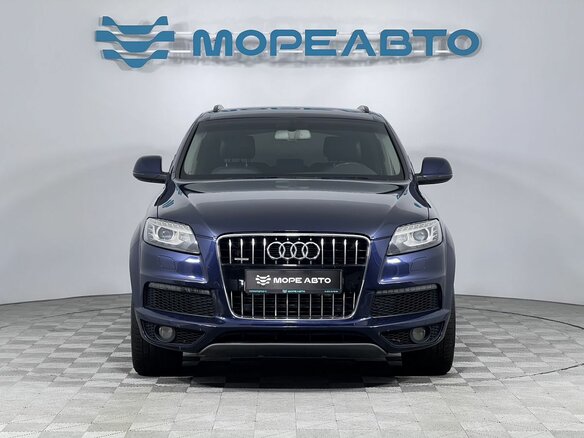 2012 Audi Q7 I (4L) Рестайлинг, синий, 1750000 рублей - вид 1