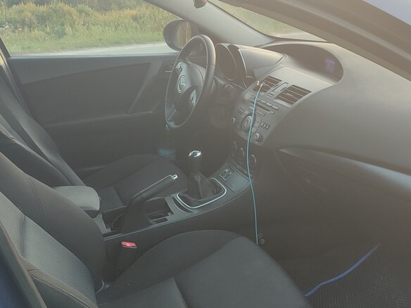 2009 Mazda 3 II (BL), синий, 730000 рублей - вид 10