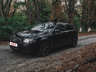 2007 Audi A3 II (8P) Рестайлинг 1, чёрный, 600000 рублей, вид 3