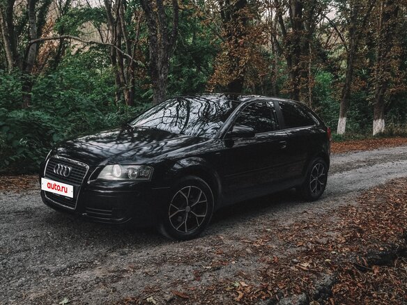 2007 Audi A3 II (8P) Рестайлинг 1, чёрный, 600000 рублей - вид 2