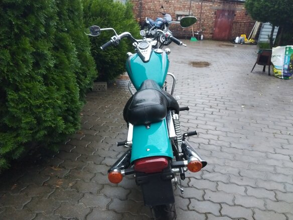 1999 Kawasaki EN500 Vulcan, зелёный, 299000 рублей - вид 7