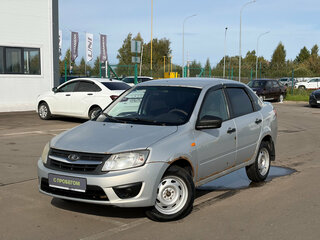 2015 Lada (ВАЗ) Granta I, серебристый, 225000 рублей, вид 1