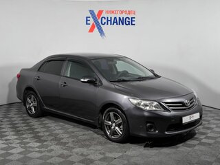 2010 Toyota Corolla X (E140, E150) Рестайлинг, серый, 677000 рублей, вид 3