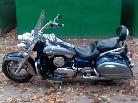 2008 Kawasaki VN1600 Vulcan, синий, 520000 рублей, вид 3