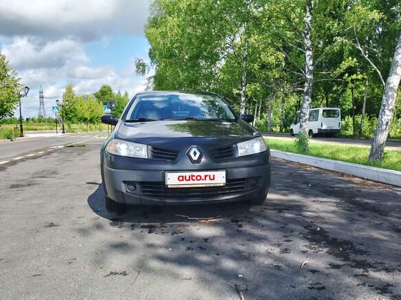 2006 Renault Megane II Рестайлинг, чёрный - вид 1