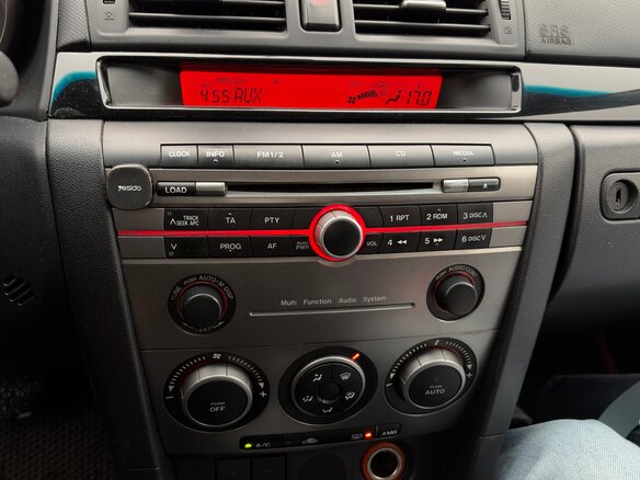 2007 Mazda 3 I (BK) Рестайлинг, красный, 530000 рублей - вид 9