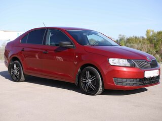 2017 Skoda Rapid I Рестайлинг, красный, 1187590 рублей, вид 3