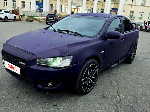 2008 Mitsubishi Lancer X, фиолетовый, 590000 рублей - вид 7