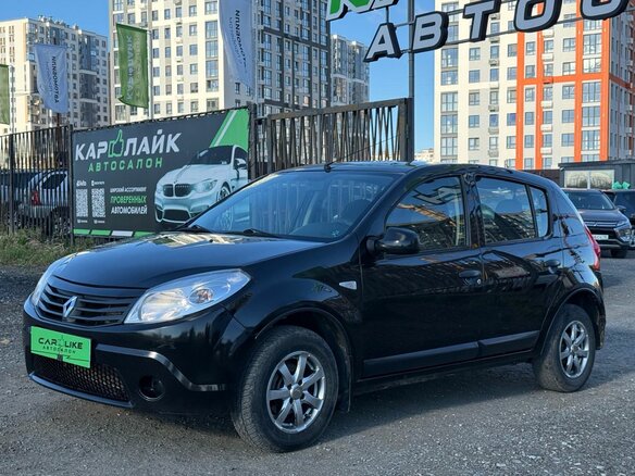 2011 Renault Sandero I, чёрный, 499000 рублей - вид 6