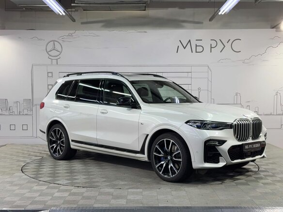 2022 BMW X7 40d I (G07), белый, 9495000 рублей - вид 6