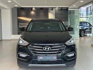 2017 Hyundai Santa Fe III Рестайлинг, чёрный, 1957000 рублей, вид 2