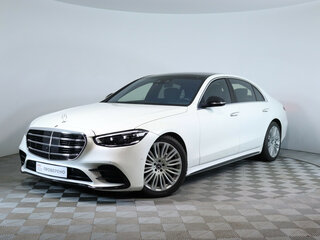 2021 Mercedes-Benz S-Класс 500 Long 4MATIC VII (W223), белый, 8800000 рублей, вид 1