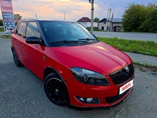2014 Skoda Fabia II Рестайлинг, красный, 699000 рублей, вид 4