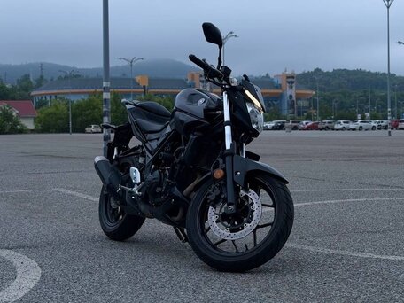 2019 Yamaha MT-03, чёрный, 360000 рублей, вид 1