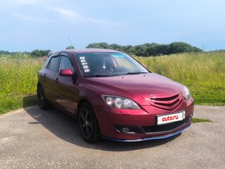 2008 Mazda 3 I (BK) Рестайлинг, красный, 600000 рублей, вид 1