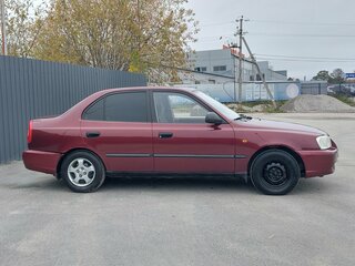 2007 Hyundai Accent ТагАЗ II, красный, 319000 рублей, вид 4