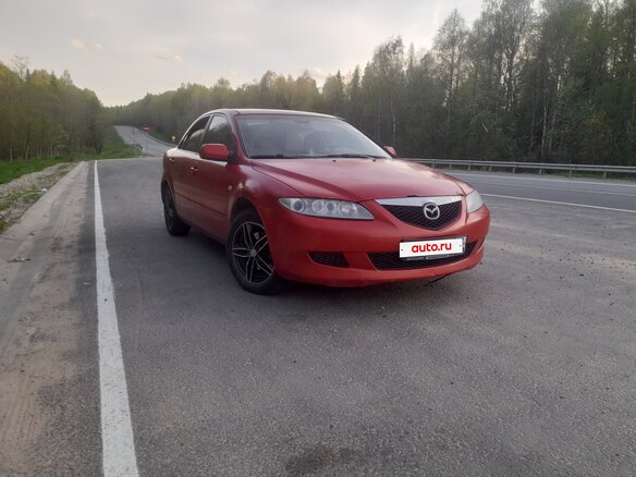 2004 Mazda 6 I (GG), красный, 200000 рублей - вид 1