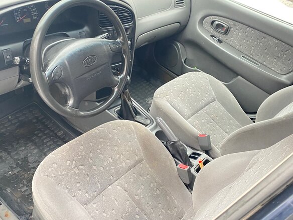 2008 Kia Spectra I Рестайлинг 2, синий, 370000 рублей - вид 4