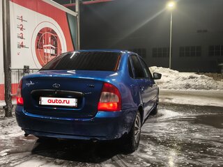 2007 Lada (ВАЗ) Kalina I, синий, 210000 рублей, вид 2
